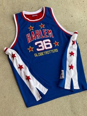 2000s Platinium FUBU Harlem Globetrotters Basketball Jersey